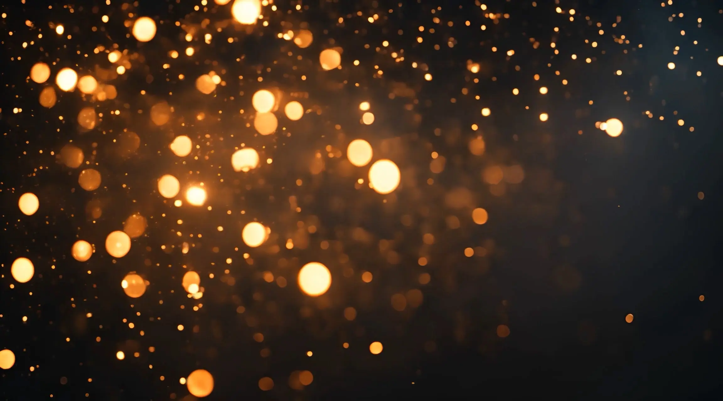 Golden Sparkle Rain Luxurious Stock Video Backdrop